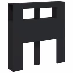 Testiera LED Nera 100x18,5x103,5 cm Legno Multistratocod mxl 108824 - Vista aggiuntiva 3