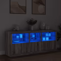 Decorate il vostro ambiente con questa credenza moderna con le luci LED, che si abbina facilmente a qualsiasi stile di arreda ...