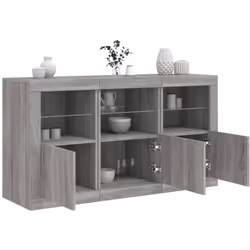 Colore: Grigio sonoma Materiale: Legno multistrato Dimensioni complessive: 123 x 37 x 67 cm (L x L x A) Dimensioni (ciascuna) ...