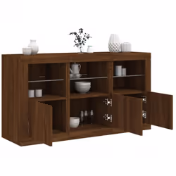 Decorate il vostro ambiente con questa credenza moderna con le luci LED, che si abbina facilmente a qualsiasi stile di arreda ...