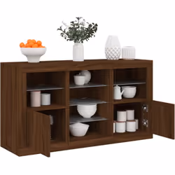 Decorate il vostro ambiente con questa credenza moderna con le luci LED, che si abbina facilmente a qualsiasi stile di arreda ...