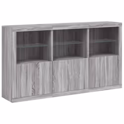 Credenza con Luci LED Grigio Sonoma 181,5x37x100 cmcod mxl 109857 - Vista aggiuntiva 3