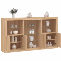 Decorate il vostro ambiente con questa credenza moderna con le luci LED, che si abbina facilmente a qualsiasi stile di arreda ...