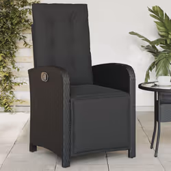 Sedie da Giardino Reclinabili 2 pz con Poggiapiedi Polyrattancod mxl 110937 - Vista aggiuntiva 3