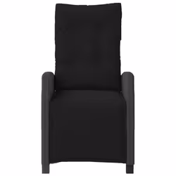 VidaXL 365233 sedia da esterno Terrazzo Seduta imbottita Rattan sintetico, Acciaio Nero - Vista aggiuntiva 4