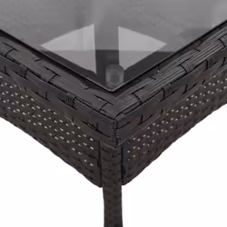 VidaXL 365521 tavolo da esterno Nero - Vista aggiuntiva 8