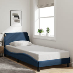 Giroletto con Testiera Blu 90x190 cm in Tessuto Vidaxl 30592