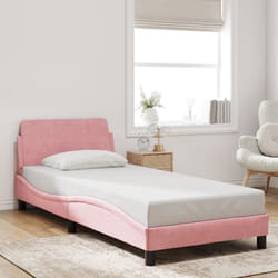 Giroletto con Testiera Rosa 90x190 cm in Vellutocod mxl 88228