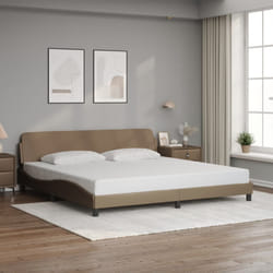 Giroletto con Testiera Cappuccino 200x200 cm in Similpellecod mxl 113849