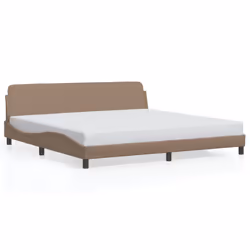 Giroletto con Testiera Cappuccino 200x200 cm in Similpellecod mxl 113849 - Vista aggiuntiva 2