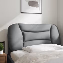 Cuscino Testiera Grigio Chiaro 90 cm in Tessutocod mxl 87898 - Vista aggiuntiva 3