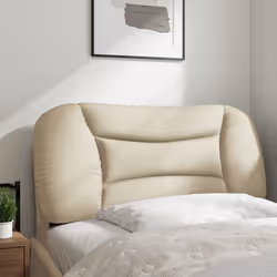 Cuscino Testiera Crema 90 cm in Tessutocod mxl 87899 - Vista aggiuntiva 3