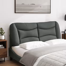VidaXL 374577 testiera e pedana Grigio scuro