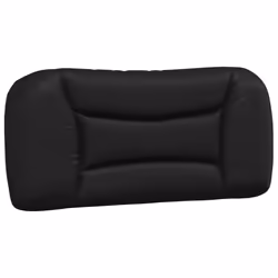 VidaXL 374583, Nero, Cotone, Ecopelle, Poliestere, Cloruro di polivinile (PVC), Hollow polypropylene fiber, 140 cm, 1500 mm, ...
