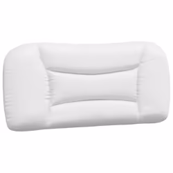 VidaXL 374624, Bianco, Cotone, Ecopelle, Poliestere, Cloruro di polivinile (PVC), Hollow polypropylene fiber, 2 m, 2100 mm, 4 ...