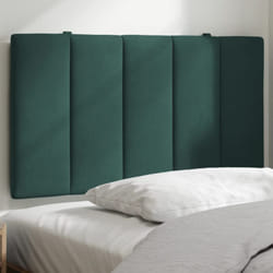 Cuscino Testiera Verde Scuro 80 cm in Velluto Vidaxl 558635