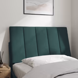 Cuscino Testiera Verde Scuro 90 cm in Vellutocod mxl 88248 - Vista aggiuntiva 3