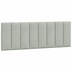 VidaXL 374661 testiera e pedana Grigio chiaro