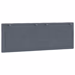 VidaXL 374662 testiera e pedana Grigio scuro - Vista aggiuntiva 7