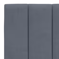 VidaXL 374670 testiera e pedana Grigio scuro - Vista aggiuntiva 8