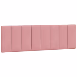 vidaXL Cuscino Testiera Rosa 160 cm in Velluto - Vista aggiuntiva 2