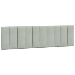VidaXL 374681 testiera e pedana Grigio chiaro