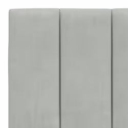 VidaXL 374681 testiera e pedana Grigio chiaro - Vista aggiuntiva 8