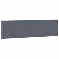 VidaXL 374682 testiera e pedana Grigio scuro - Vista aggiuntiva 7