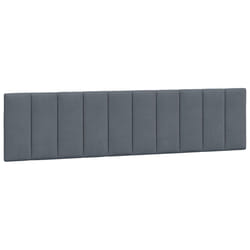 VidaXL 374690 testiera e pedana Grigio scuro