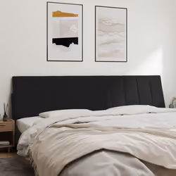 Cuscino Testiera Nero 200 cm in Vellutocod mxl 112385 - Vista aggiuntiva 3