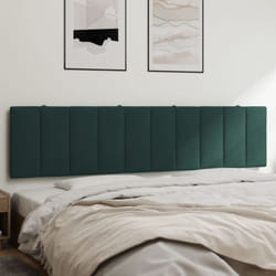 Vidaxl - Cuscino Testiera Verde Scuro 200 cm in Velluto 137516