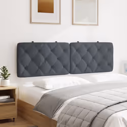 VidaXL 374734 testiera e pedana Grigio scuro - Vista aggiuntiva 4