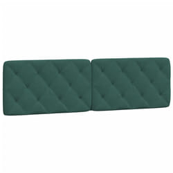 VidaXL 374742 testiera e pedana Verde scuro
