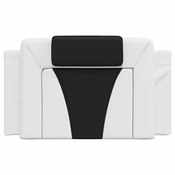 VidaXL 374766 testiera e pedana Nero, Bianco - Vista aggiuntiva 5