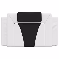VidaXL 374773 testiera e pedana Nero, Bianco - Vista aggiuntiva 5