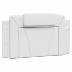 VidaXL 374775, Bianco, Cotone, Ecopelle, Poliestere, Cloruro di polivinile (PVC), 100 cm, 1000 mm, 49 cm, 30 mm