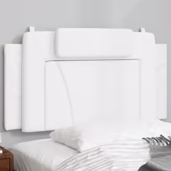 VidaXL 374775 testiera e pedana Bianco