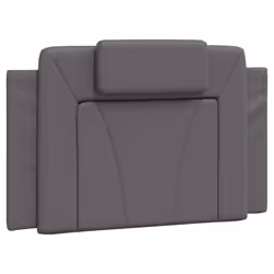 VidaXL 374777, Grigio, Cotone, Ecopelle, Poliestere, Cloruro di polivinile (PVC), 100 cm, 1000 mm, 49 cm, 30 mm