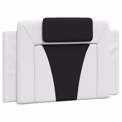 VidaXL 374780, Nero, Bianco, Cotone, Ecopelle, Poliestere, Cloruro di polivinile (PVC), 100 cm, 1000 mm, 49 cm, 30 mm