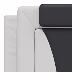 VidaXL 374810 testiera e pedana Nero, Bianco - Vista aggiuntiva 6
