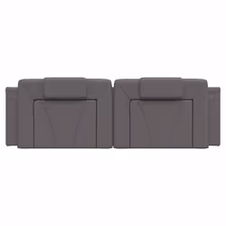 VidaXL 374817 testiera e pedana Grigio - Vista aggiuntiva 5