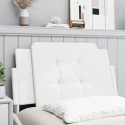 Cuscino Testiera Bianco 80 cm in Similpelle Vidaxl 489543