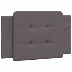 VidaXL 374832, Grigio, Cotone, Ecopelle, Poliestere, Cloruro di polivinile (PVC), 80 cm, 800 mm, 48 cm, 30 mm
