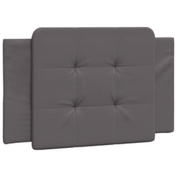 VidaXL 374832 testiera e pedana Grigio