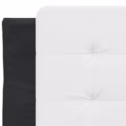 VidaXL 374834 testiera e pedana Nero, Bianco - Vista aggiuntiva 7