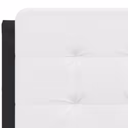 VidaXL 374864 testiera e pedana Nero, Bianco - Vista aggiuntiva 7