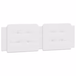vidaXL Cuscino Testiera Bianco 160 cm in Similpelle - Vista aggiuntiva 2