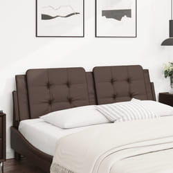 vidaXL Cuscino Testiera Marrone 160 cm in Similpelle