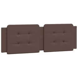 vidaXL Cuscino Testiera Marrone 160 cm in Similpelle - Vista aggiuntiva 2