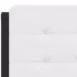 VidaXL 374871 testiera e pedana Nero, Bianco - Vista aggiuntiva 7